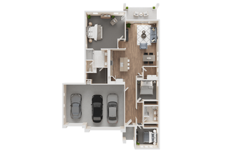 3 Bed 2 Bath - 1700 sqft 1833 floor plan